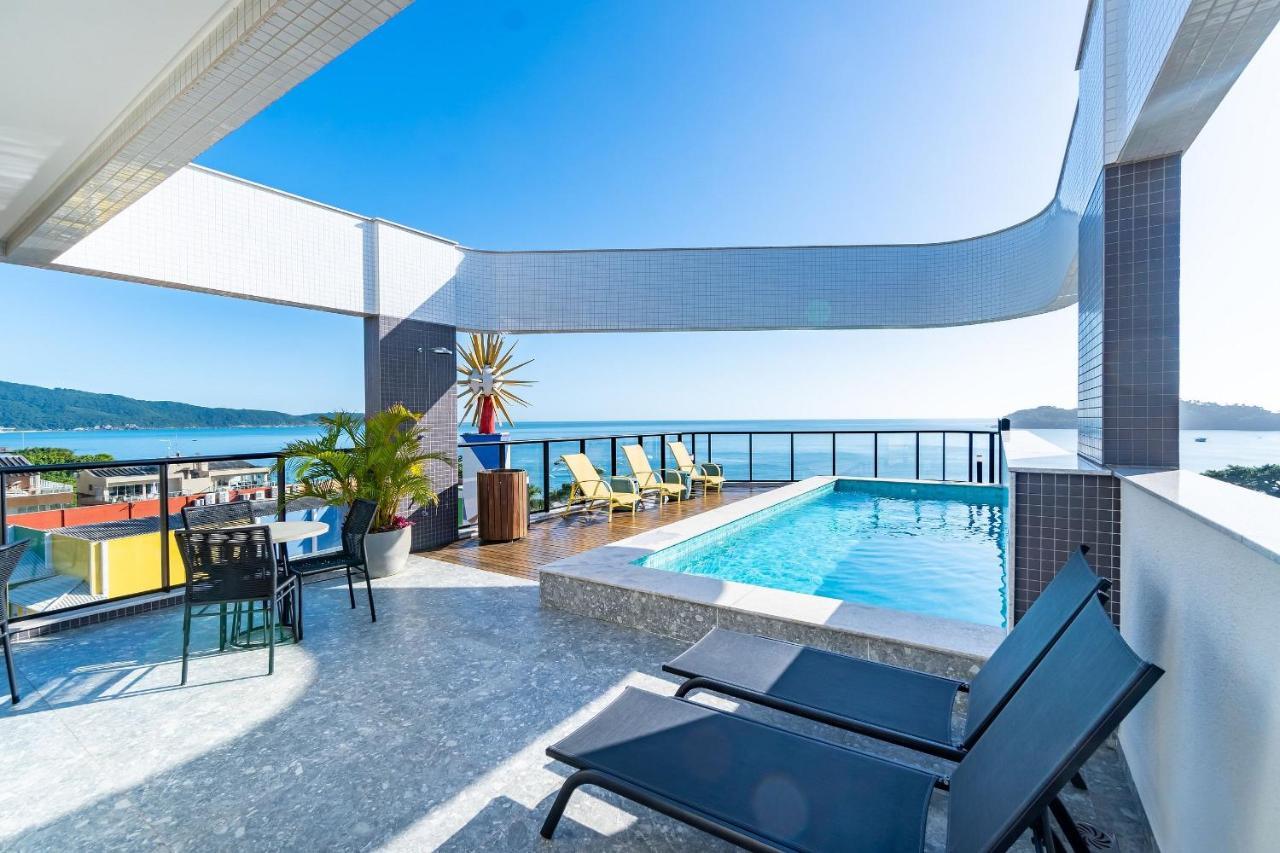Confortavel Loft Em Condominio Com Piscina Bombinhas Buitenkant foto