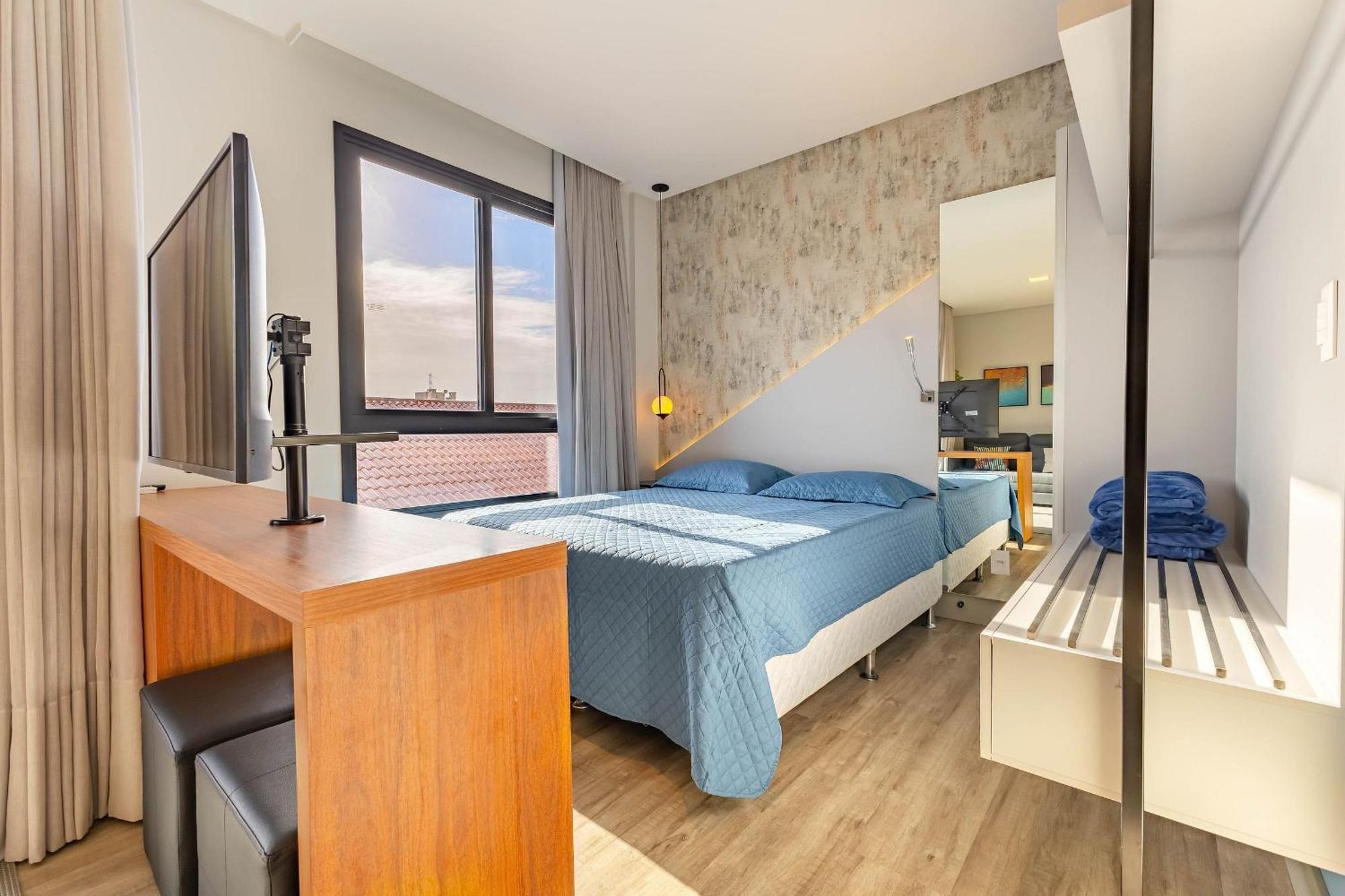 Confortavel Loft Em Condominio Com Piscina Bombinhas Buitenkant foto
